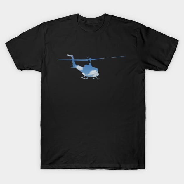 Helicopter Sky T-Shirt by benhonda2